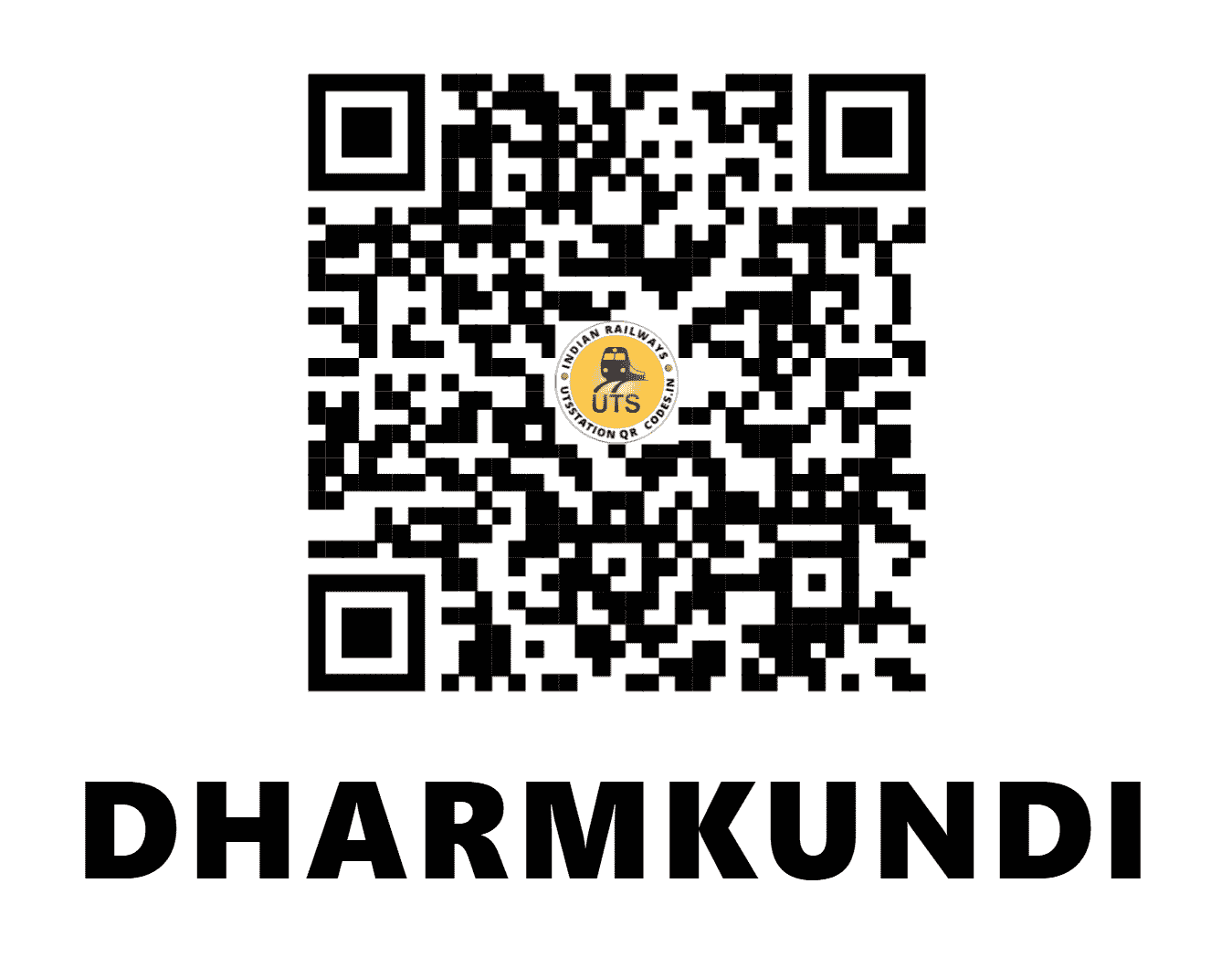 UTS QR Code for DHARMKUNDI - DKI - WC (MADHYA PRADESH)